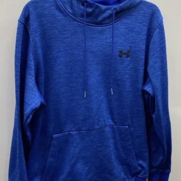Under Armour Men's Armourfleece Twist Hoodie Size L Pre-owned Excellent MSRP $60 - Picture 2 of 4